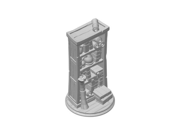 Arcane Archivist’s Shelf – Grand Wizard Library | 3D Printed DND Terrain Scatter
