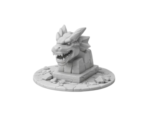 Dragon Head Statue