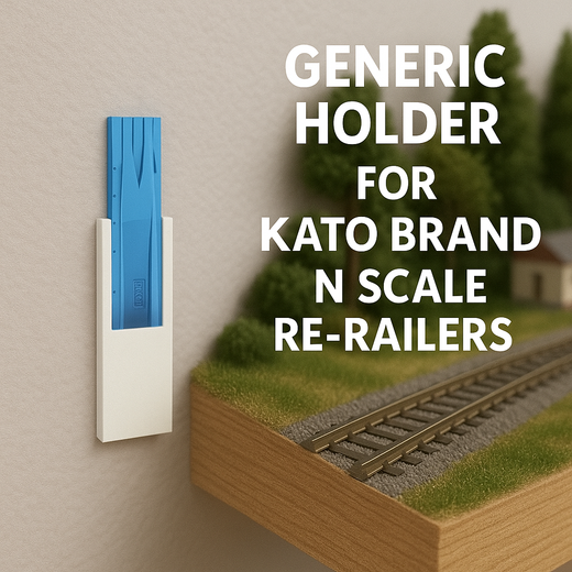Wall Mount Holder for Kato N Scale Re-Railer