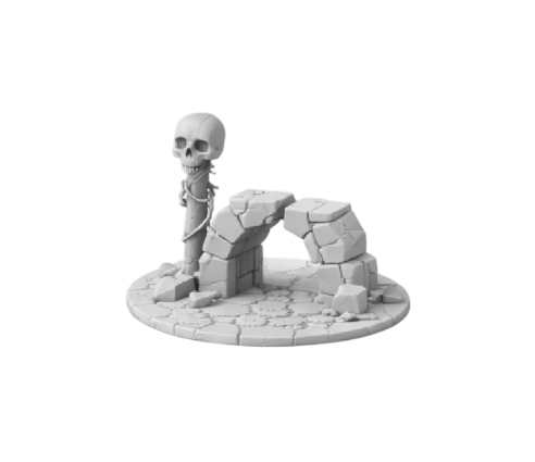 Skeleton Guard Post