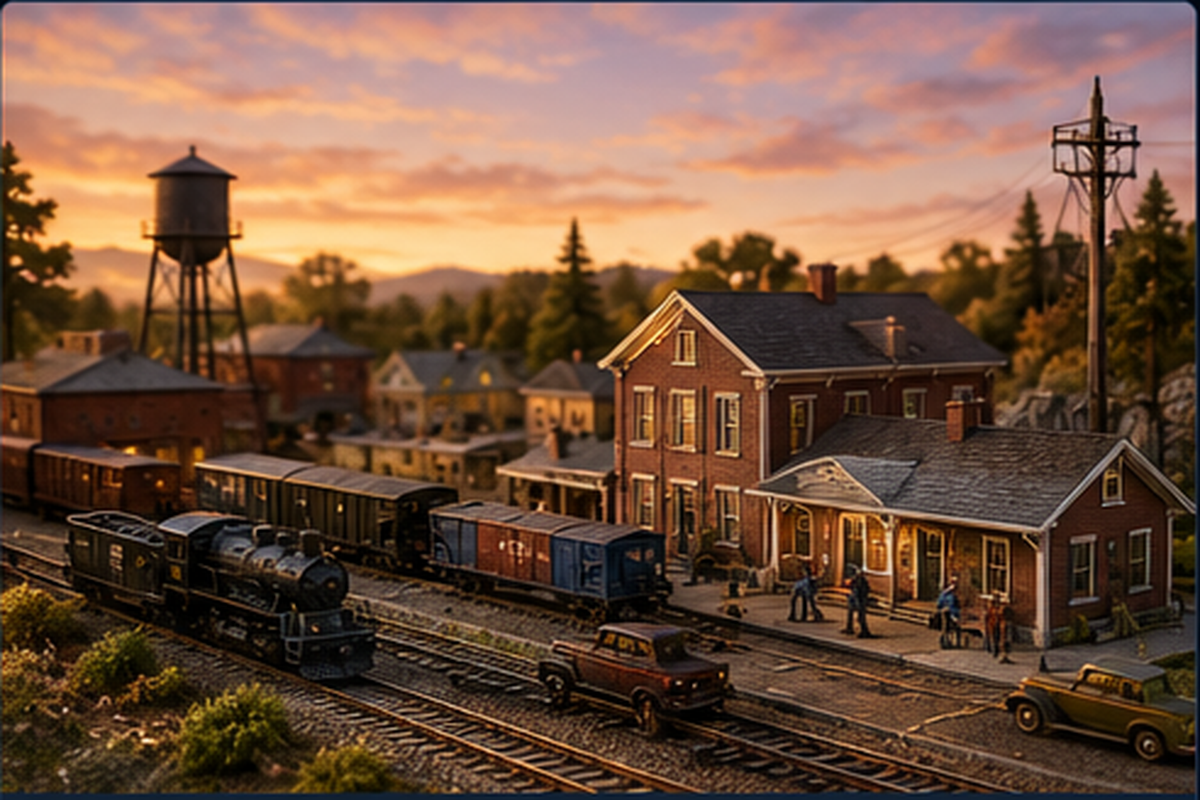 Best-selling Model RailScapes model railroad buildings, scenery pieces, and customer-favorite layout accessories