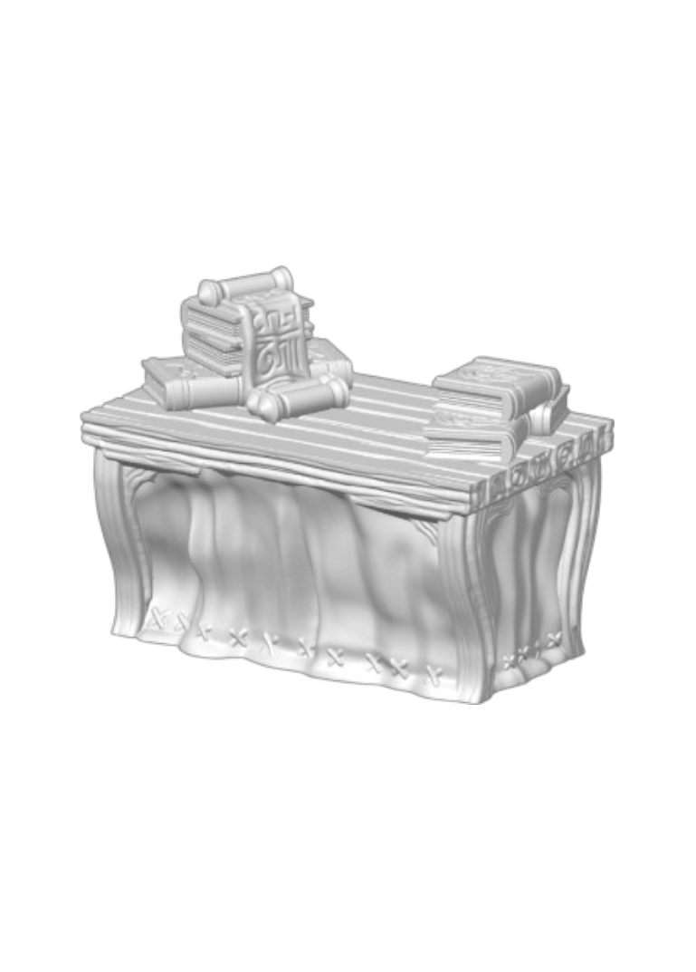 Arcane Archivist’s Table | 3D Printed DND Terrain Scatter