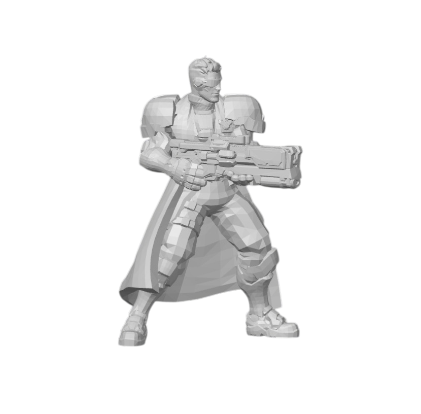 Emberfall Squire – Battle Drawn Rising Knight | 3D Printed Fantasy RPG Miniature
