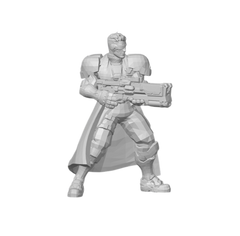 Emberfall Squire – Battle Drawn Rising Knight | 3D Printed Fantasy RPG Miniature