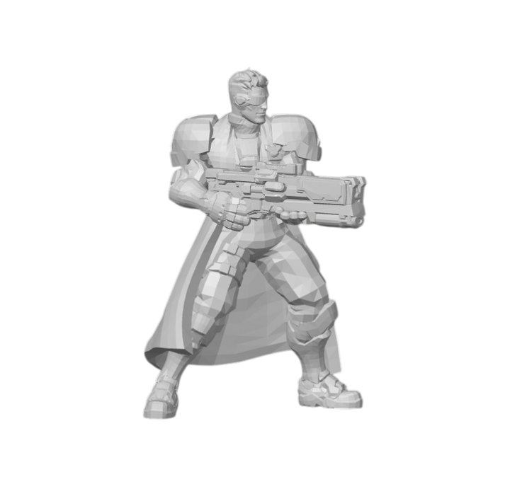 Emberfall Squire – Battle Drawn Rising Knight | 3D Printed Fantasy RPG Miniature