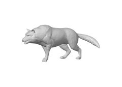 Bloodmoon Alpha Wolf – Crimson Night Dire Beast Miniature