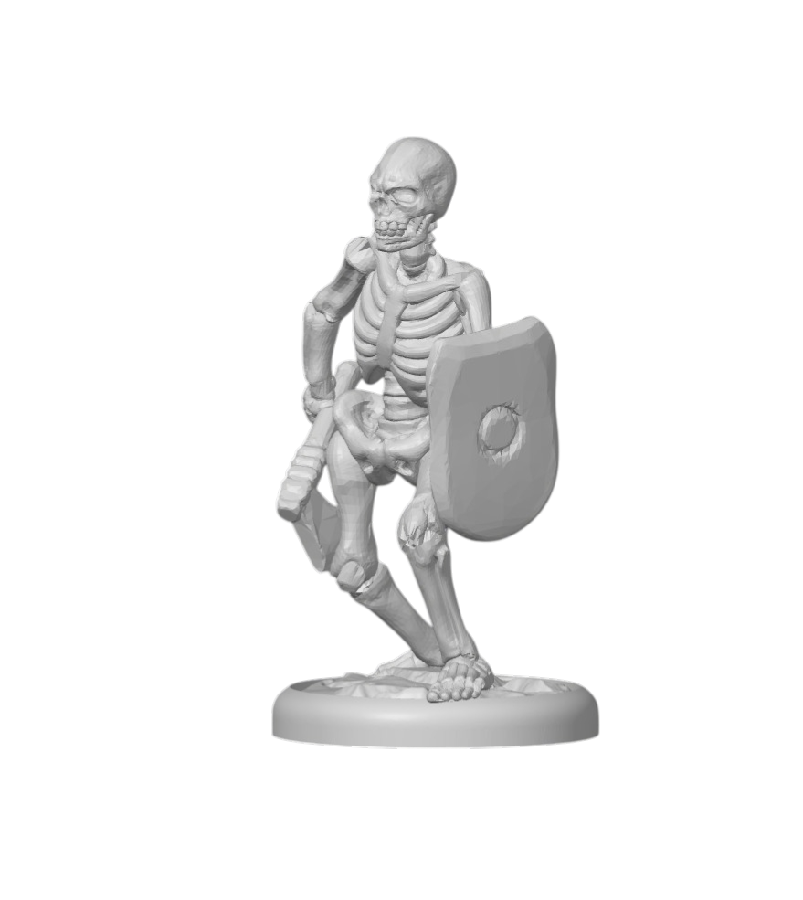 Boneguard Revenant – Cursed Crypt Sentinel | 3D Printed Fantasy RPG Miniature