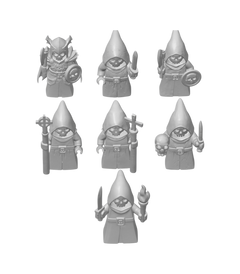 Coven of the Veiled Flame (Set of 7) | 3D Printed Fantasy RPG Miniature