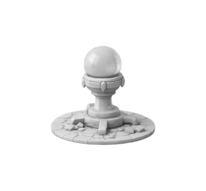 Crystal Orb Pedestal