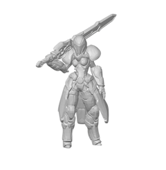 Galilea the Dawnblade – Radiant Sunfire Paladin | 3D Printed Fantasy RPG Miniature