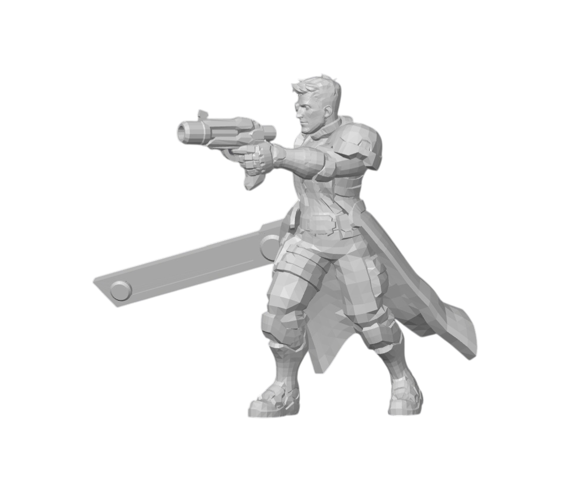 Young Squire of Emberfall – 3D Printed Fantasy Hero | 3D Printed Fantasy RPG Miniature
