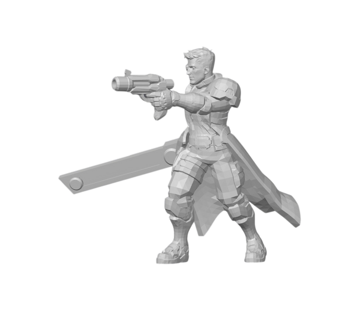 Young Squire of Emberfall – 3D Printed Fantasy Hero | 3D Printed Fantasy RPG Miniature