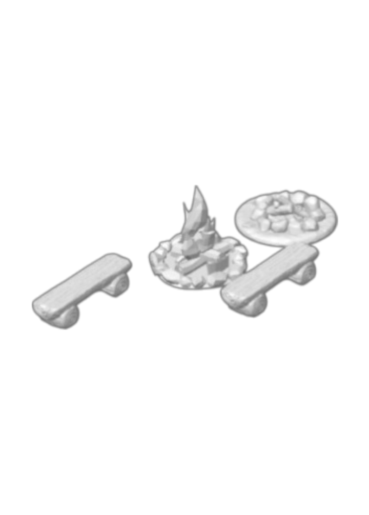 Emberwood Campfire Set | 3D Printed DND Terrain Scatter