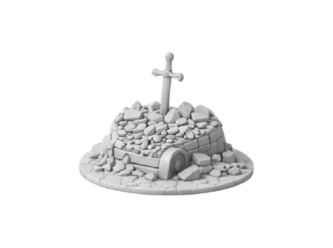 Forgotten Grave Cross