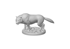 Frostfang Dire Wolf – Glacial Alpha Beast | 3D Printed Fantasy RPG Miniature