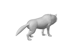 Frostfang Dire Wolf – Glacial Alpha Beast Miniature