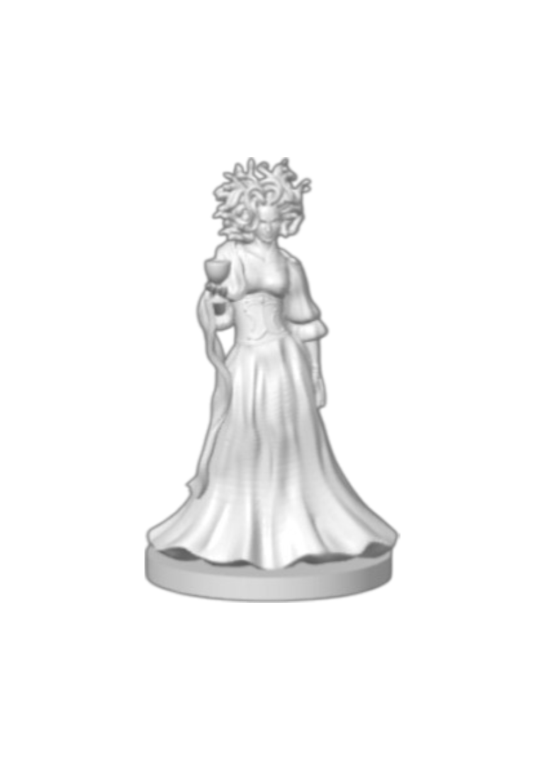 Gorgon of Stone – Vigil Form | 3D Printed DND Terrain Scatter