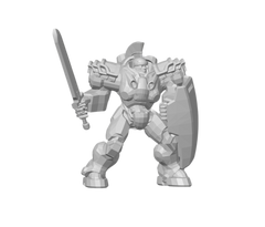 Lioncrest Oathblade – Grand Marshal High Commander | 3D Printed Fantasy RPG Miniature