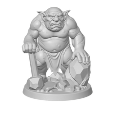 Grondar Stonebreaker | 3D Printed Fantasy RPG Miniature