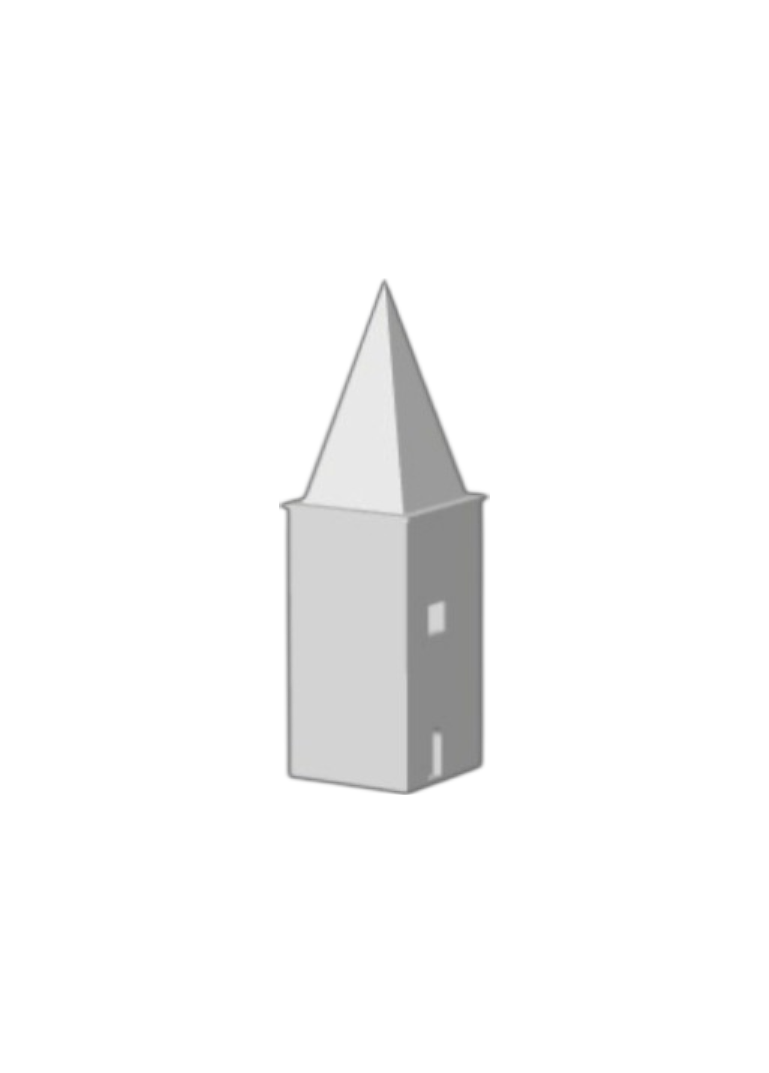 Highspire Chapel Tower | 3D Printed DND Terrain Scatter