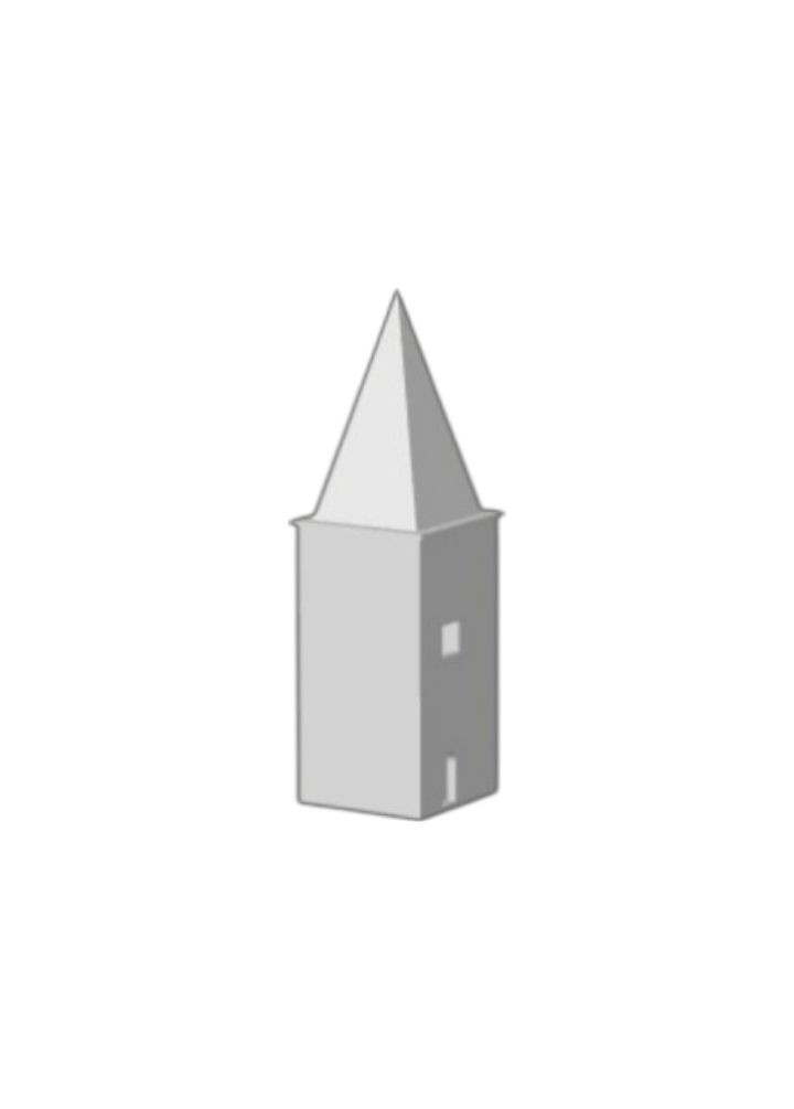 Highspire Chapel Tower | 3D Printed DND Terrain Scatter