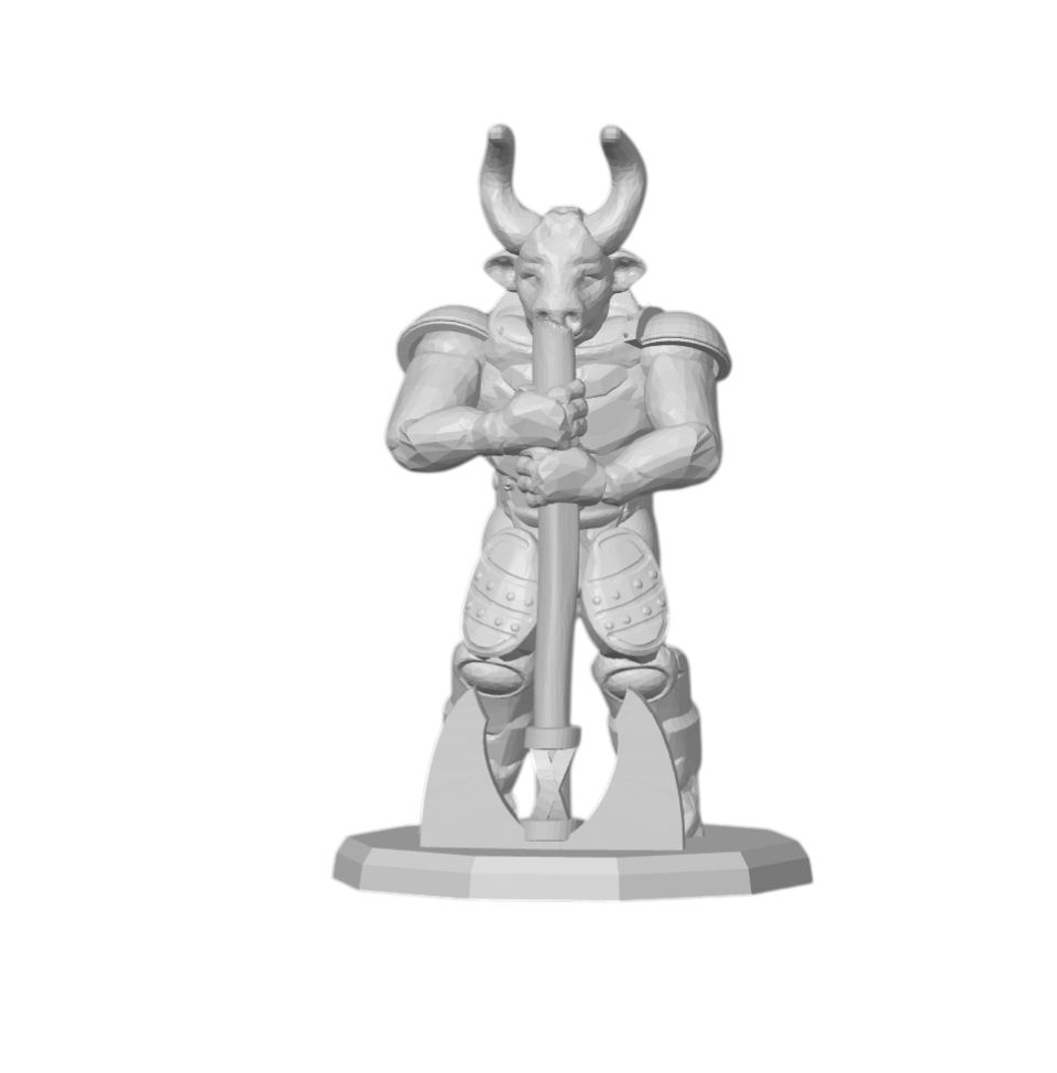 Ironhorn Labyrinth Brute – Minotaur Arena Enforcer | 3D Printed Fantasy RPG Miniature