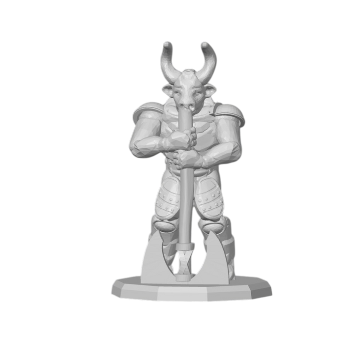 Ironhorn Labyrinth Brute – Minotaur Arena Enforcer | 3D Printed Fantasy RPG Miniature