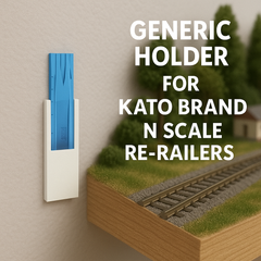 Wall Mount Holder for Kato N Scale Re-Railer