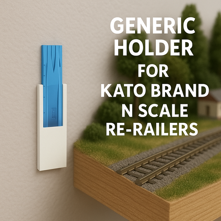 Wall Mount Holder for Kato N Scale Re-Railer