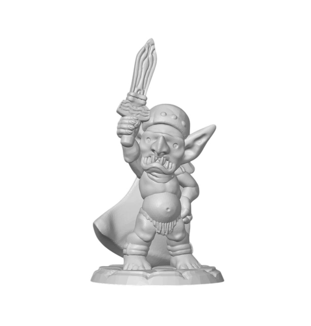 Mudfang Goblin Raider – Swampborn Marauder | 3D Printed Fantasy RPG Miniature