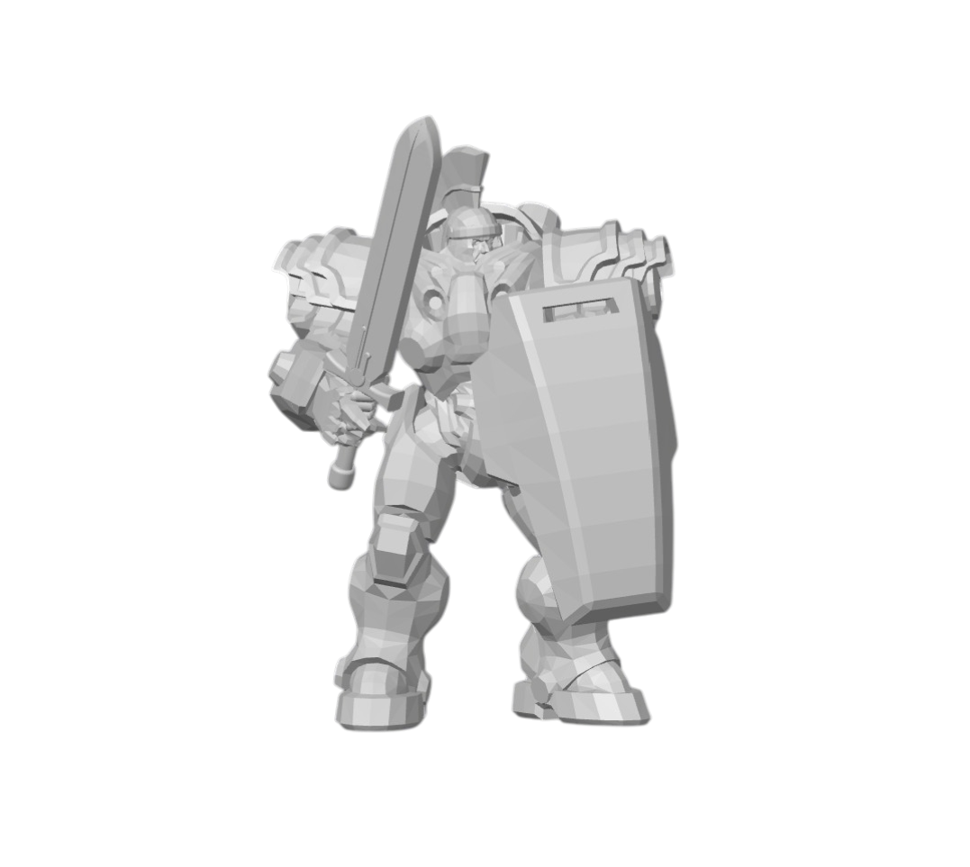 Lioncrest Oathblade – Crownsguard Paladin Champion | 3D Printed Fantasy RPG Miniature