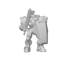 Lioncrest Oathblade – Crownsguard Paladin Champion | 3D Printed Fantasy RPG Miniature