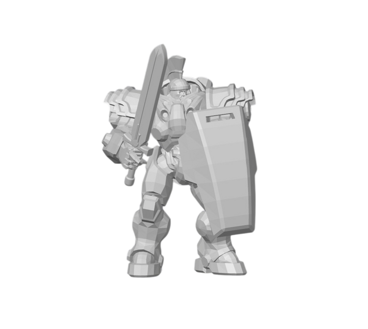 Lioncrest Oathblade – Crownsguard Paladin Champion | 3D Printed Fantasy RPG Miniature