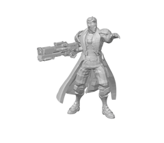 Emberfall Squire – Ready Stance Aspiring Knight | 3D Printed Fantasy RPG Miniature