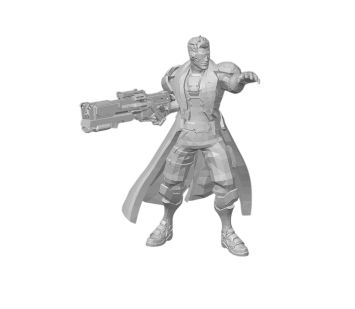 Emberfall Squire – Ready Stance Aspiring Knight | 3D Printed Fantasy RPG Miniature