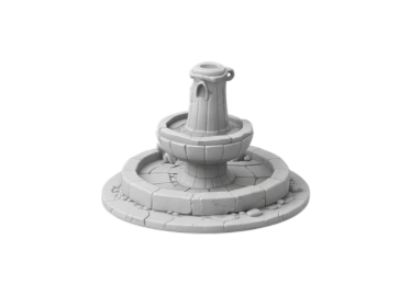 Round Stone Fountain
