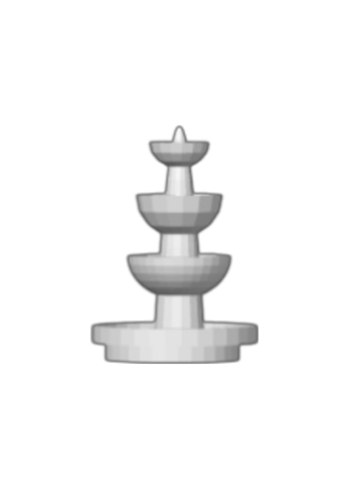 Silverbrook Town Fountain | 3D Printed DND Terrain Scatter