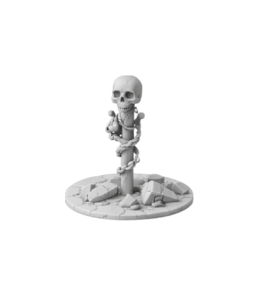 Skull Totem Post