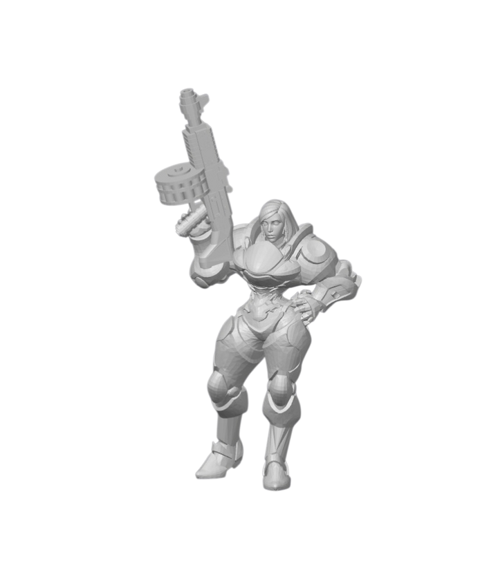Moonveil Spellweaver – Lunar Arcane Enchantress | 3D Printed Fantasy RPG Miniature