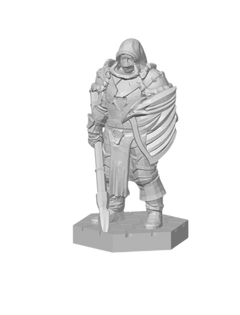 Starbound Warden – Celestial Vanguard Sentinel | 3D Printed Fantasy RPG Miniature