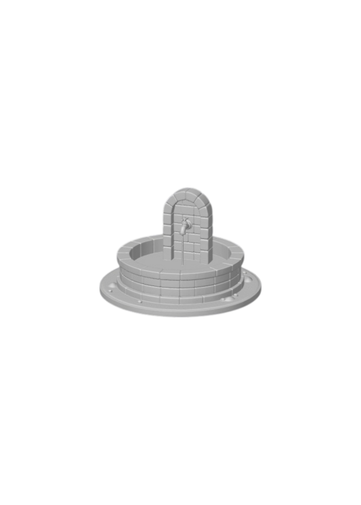 Stone Fountain with Tap
