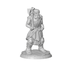 Stormfjord Berserker – Frostbound Raider Champion | 3D Printed Fantasy RPG Miniature