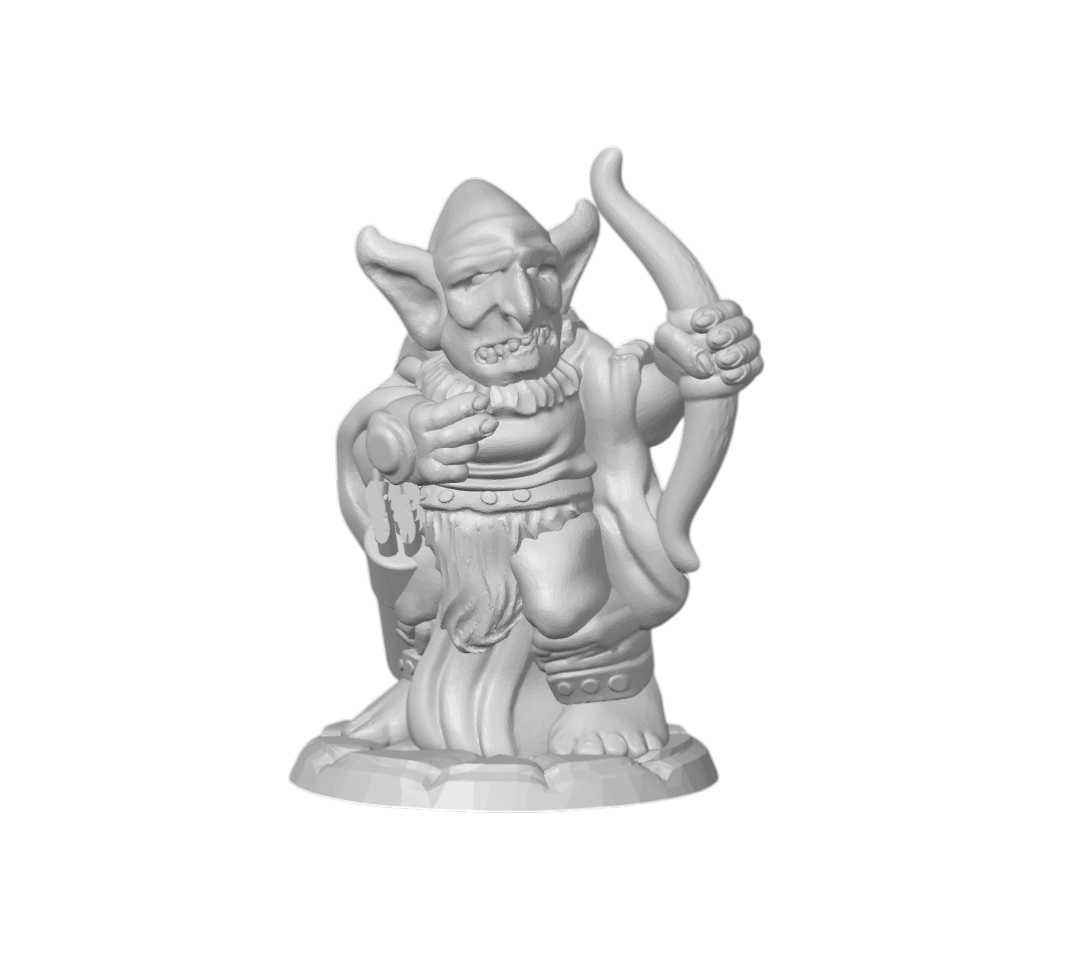 Thornshot Goblin Skirmisher – Razorvine Ambush Archer | 3D Printed Fantasy RPG Miniature