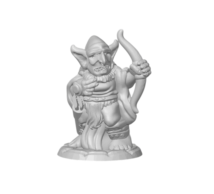 Thornshot Goblin Skirmisher – Razorvine Ambush Archer | 3D Printed Fantasy RPG Miniature