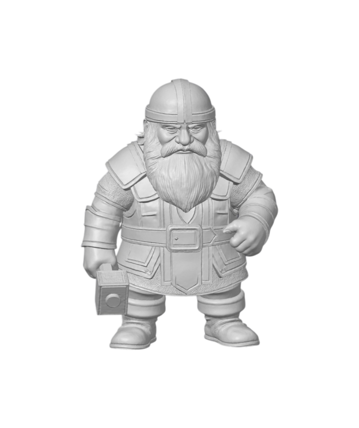 Thrain Ironvein – Shieldbearer | 3D Printed Fantasy RPG Miniature