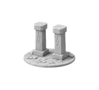 Twin Rune Pillars