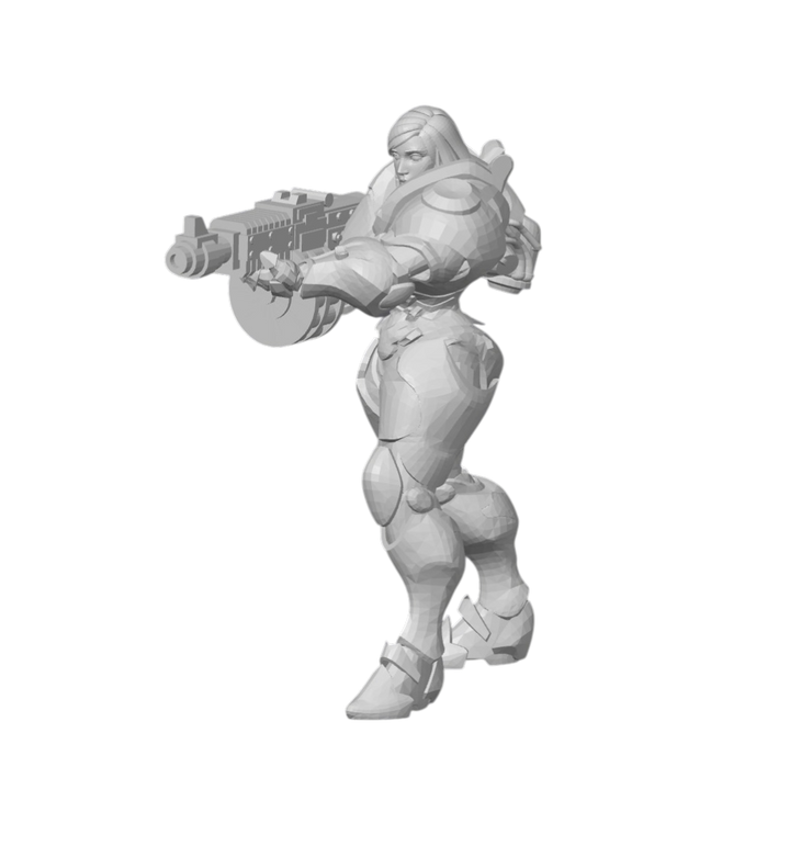 Skyfall Valkyric – Stormwing Battle Maiden | 3D Printed Fantasy RPG Miniature