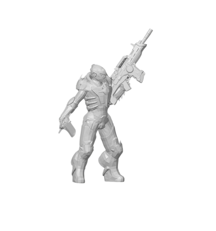 Crystalfang Vanguard – Shardbound Elite Warrior | 3D Printed Fantasy RPG Miniature