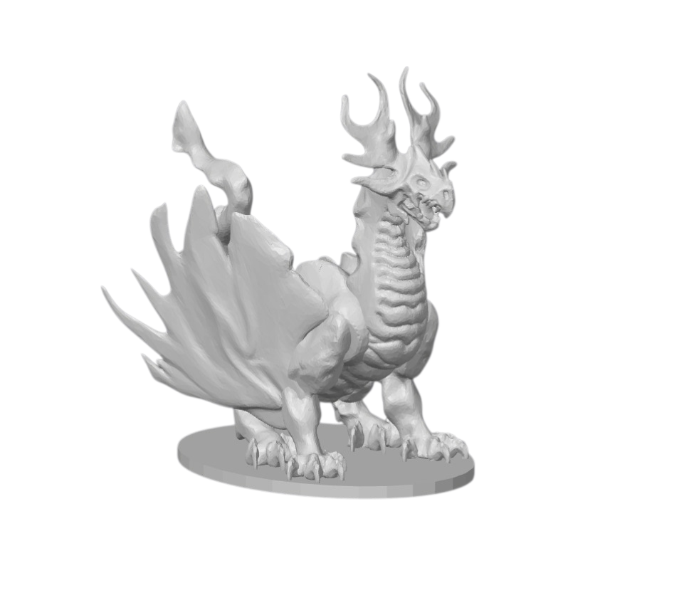 Verdanthorn Ancient Wyrm – Primal Forest Dragon | 3D Printed Fantasy RPG Miniature