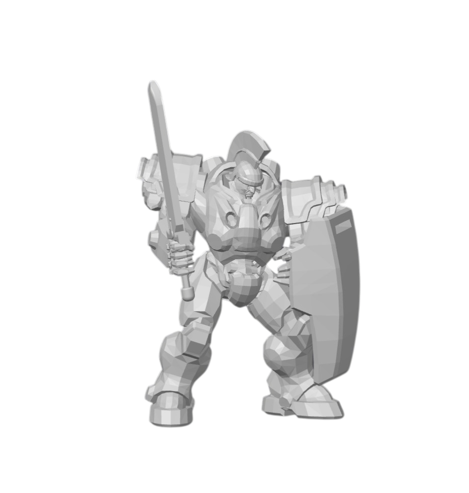 Lioncrest Oathblade – Veteran Crownsguard Knight | 3D Printed Fantasy RPG Miniature